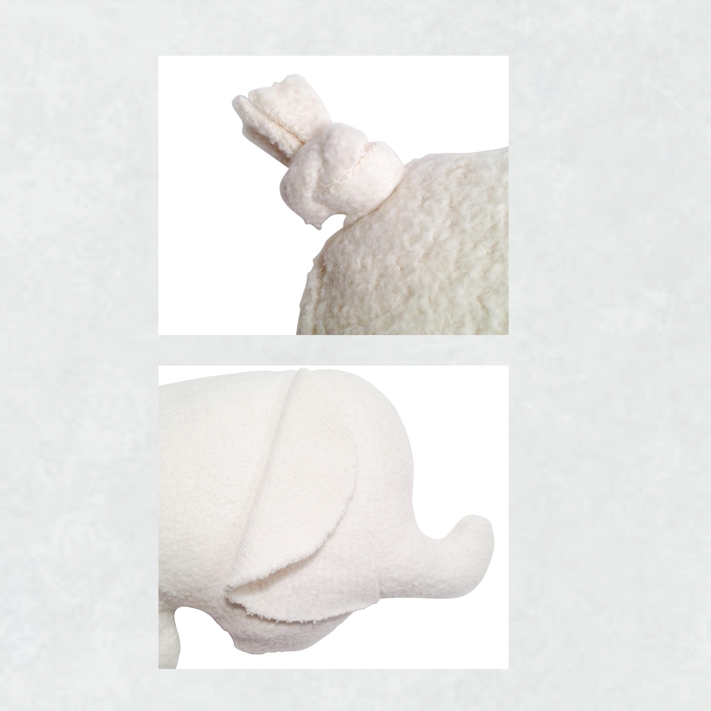 Organic Cotton Stuffed Animal - Elephant