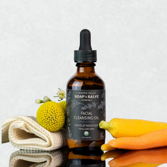 Organic Facial Cleansing Set for Oil Cleansing Method