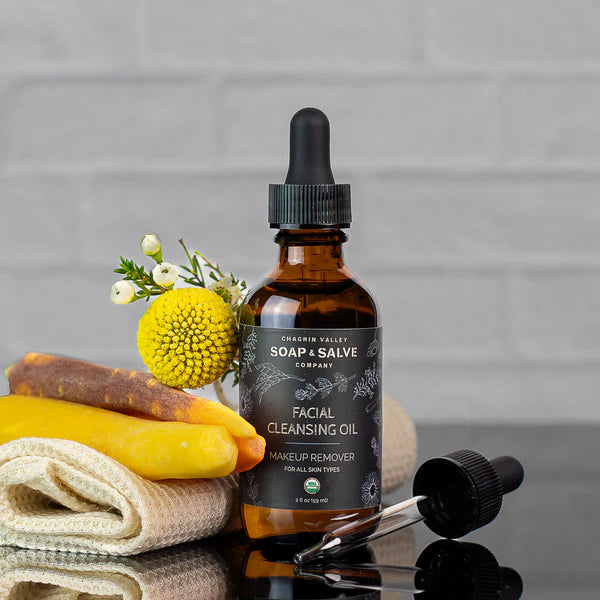 Organic Facial Cleansing Set for Oil Cleansing Method