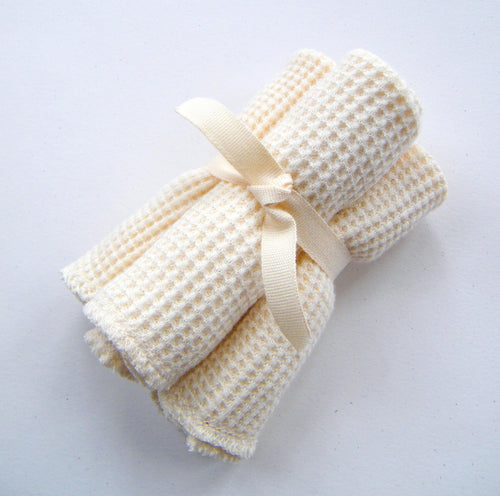 Cherub's Blanket Organic Cotton Little Baby Washcloths - Three Pack