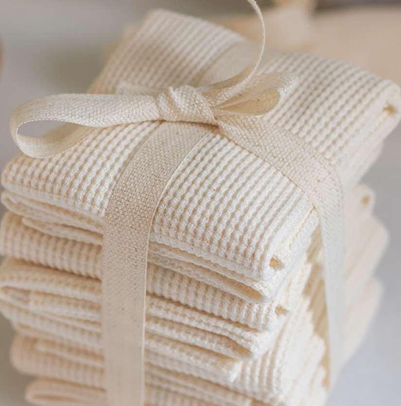 Cherub's Blanket Organic Cotton Little Baby Washcloths - Pack of 10 or 20