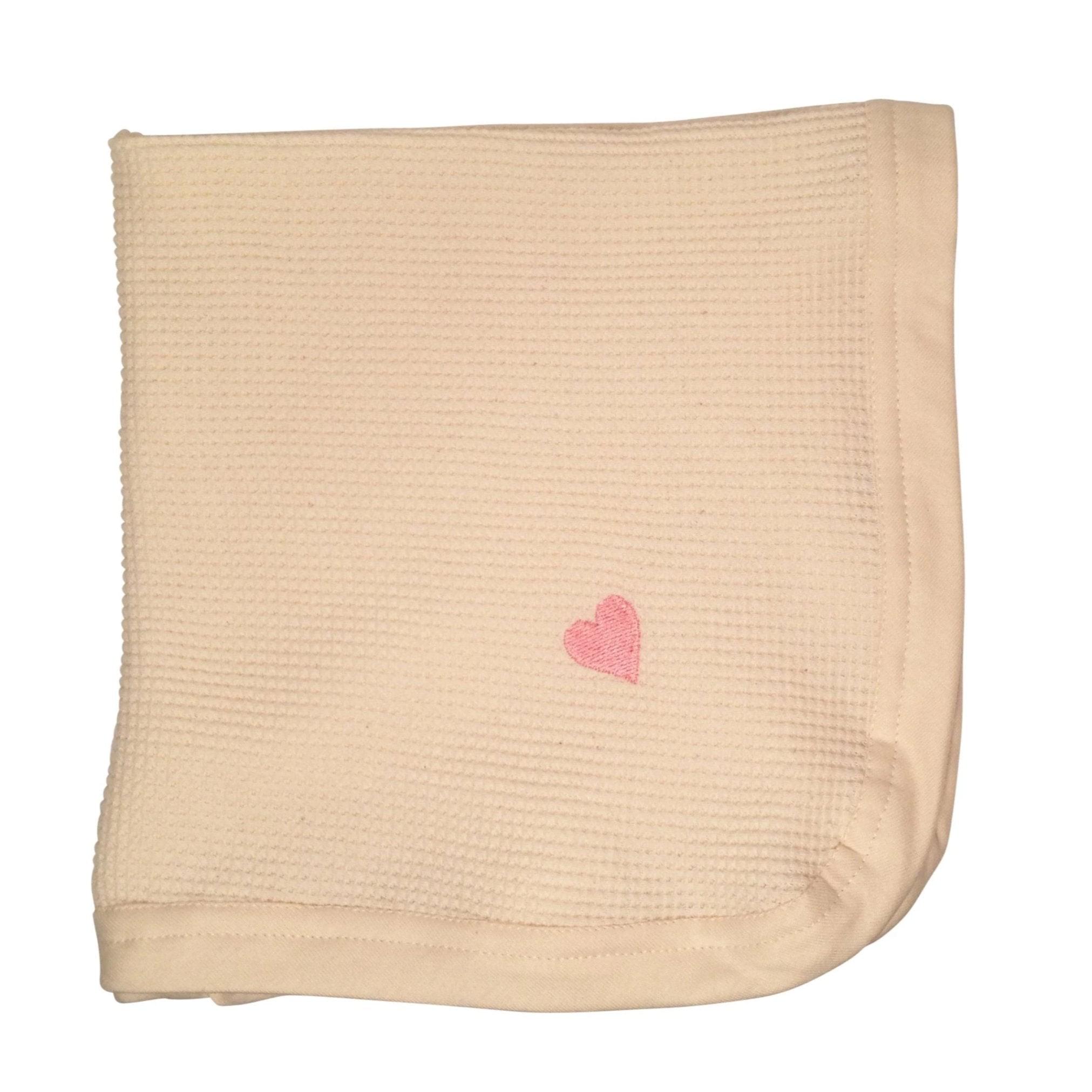 Pink online taggie blanket