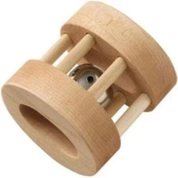 Natural Wooden Bell Rattle - Small